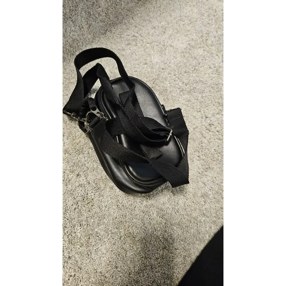 View Black Camera Bag Case Double Zipper Shoulder Strap Belt Loop